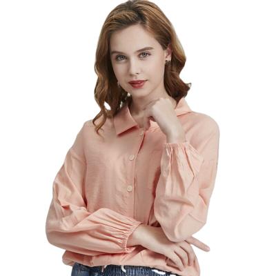 China 2021 Hot Selling Anti-wrinkle Fashion Women Comfortable Loose Shirt for sale