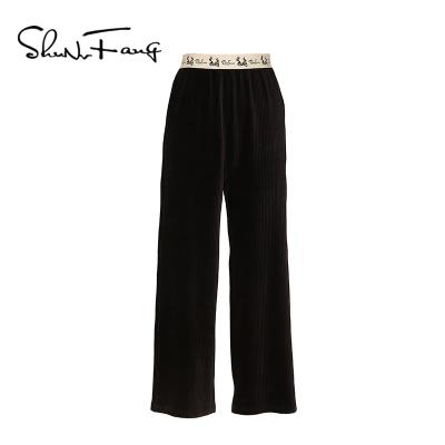 China Anti-Wrinkle Women's Casual Trousers High Waist Casual Pants Elegant Pencil Work Pants Women for sale