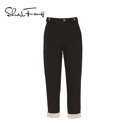 China High Waist Women Suit Anti-Wrinkle Work Office Elegant Pants Ladies Loose Trousers for sale