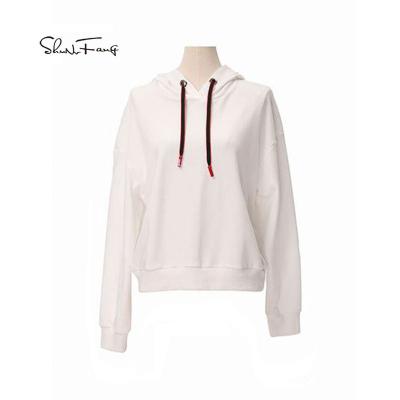 China Shunvfang Breathable Thickened Loose Pullover Autumn Winter Women's Casual Solid Long Sleeve Tops Sweatshirt Women Hoodies for sale