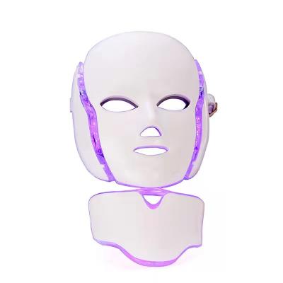 China Skin Tightening 2021 Programmable Led Light Facial Mask Amazon LED Hot Sale 7 Color Beauty Therapy LED Face Masks for sale