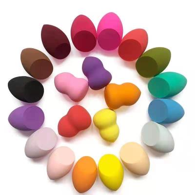 China Wholesale Dry And Wet Colored Latex Free Cosmetic Puff Beauty Waterdrop Makeup Sponge for sale