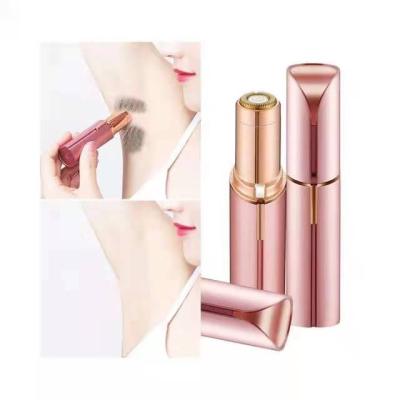 China 2021 Hot Sale Portable Mini Painless Lipstick Facial Hair Remover Mini Easy Use Electric Shaver for sale