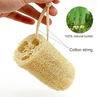 China Sustainable Wholesale 100% Biodegradable Loofah Bath Sponge Eco-friendly Natural Bulk Sponge for sale