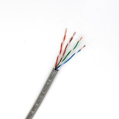 China o HDPE de Lan Cable dos ethernet do CAT 5E de UTP de 4 núcleos dos pares 8/CAT 5E do ftp isolou o cabo da rede à venda