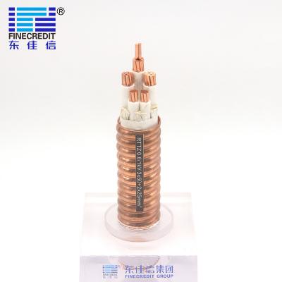 China RTTZ / RTTYZ 3×50+2×25 MM2 Mineral Insulated Cable Annealed Copper Conductor for sale