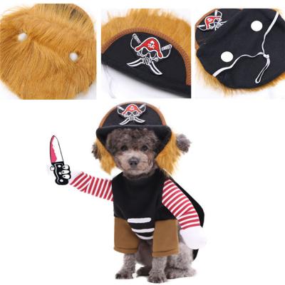 China Viable Carnival Pet Clothes Winter Coat Dog Halloween Dog Cat Funny Costume for sale