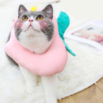 China Eco - Friendly Lights Polyester Cat Anti - Lick And Anti - Bite Collar for sale