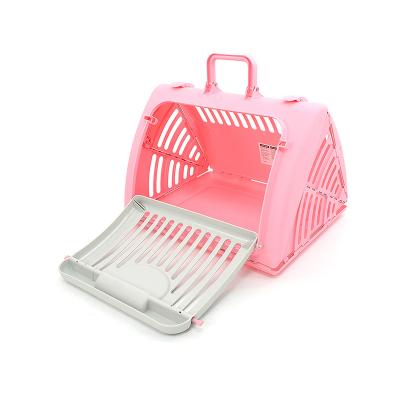 China Breathable Foldable Pet Carrier Handbag Cage For Dog Cat Outdoor Activities for sale