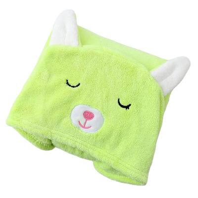 China Wholesale Custom Fleece Unicorn Designs Hooded Bath Towels From China Factory QUICK DRY For Kids for sale