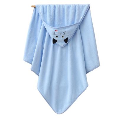 China Sustainable Baby Hooded Towel Ultra Soft And Absorbent Organic Cotton Baby Bath Towel With Hood for sale