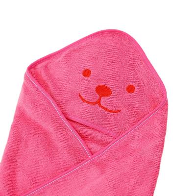 China Good Sale High Quality Sustainable Price Baby Hooded Towel Ultra Soft and Absorbent Organic Cotton Baby Bath Towel for sale