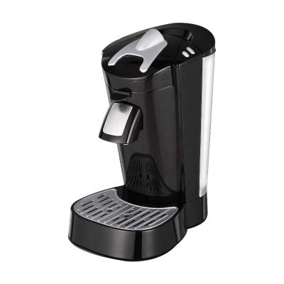 China Hotel Fashionable Small Plastic Low Pressure 2.5bar Low Pressure Coffee Pod Machine Hot Selling Easy Clean American Soft Coffee Maker for sale