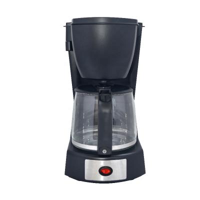 China Hot Sale New Hot 1.2L Hotel Low Price Electric Plastic Kepp 10 Cup High Temperature Glass Pot Anti Drip Coffee Maker for sale