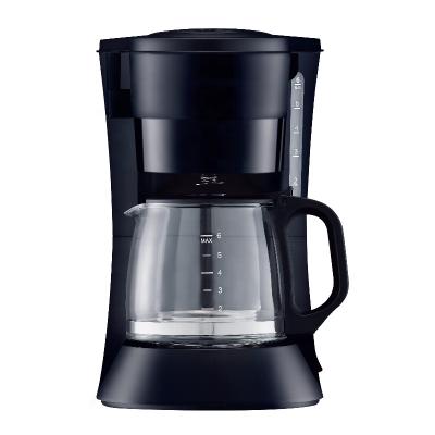 China Hotel Low Price Hot Sale Gift 600ml 4-6 Electric Mug Keep Hot High Temperature Glass Pot Anti Drip Coffee Maker for sale