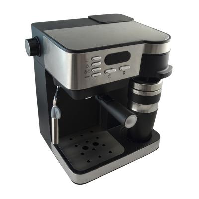 China Hotel Coffee Machine Espresso Coffee Maker For Italian Home Use 15 Bar Semi Automatic for sale