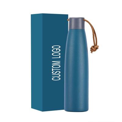 China Sustainable Transport Cola Shape Drinking Insulated Stainless Steel Sport Gym Bicycle Water Bottles for sale