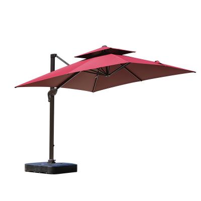 China Modern Best Selling Garden Parasols Umbrella Waterproof High Quality Outdoor Aluminum Roma Patio Umbrellas for sale