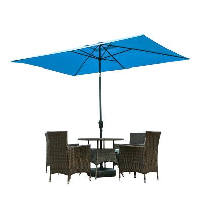 China Modern Sun Beach Umbrella Canopy Parasol Canopy Outdoor Parasol 2*3Garden Parasol for Backyard Wooden Outdoor Parasols for sale