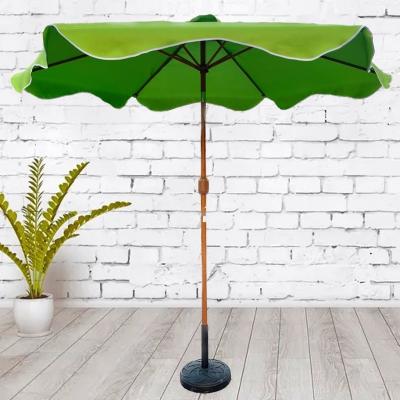 China Modern Beach Umbrella Canopy Sunshade Canopy Outdoor Sun Parasol Garden Parasol for Backyard Wooden Outdoor Parasols for sale