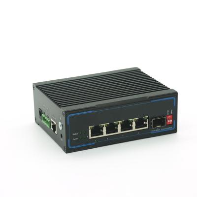 China LACP Managed industrial switches Layer 2 Industrial  switch  4 * 10/100/1000Base-T Ethernet Ports, Supporting POE  2 * 1000BASE-X SFP for sale