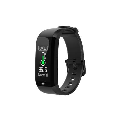 China Touch Screen Fitness 1810G J Style Tracker With USB Charger Built-in Heart Rate Temperature Sleep Monitor 10 Days Battery Life for sale