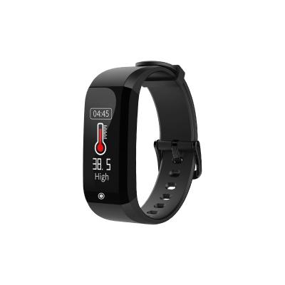 China Touch Screen Temperature Wristband Bluetooth Jc Life Body Temperature Wristband With Contact Tracing Function for sale