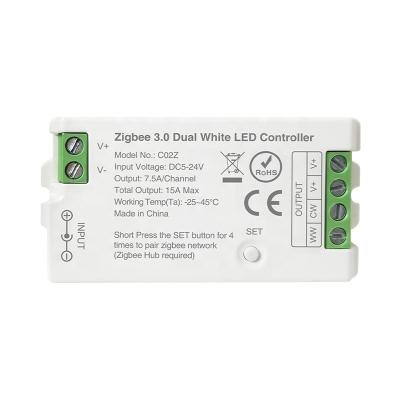 China All Popular New DC12-24V LED Strip Dimmer Led Strip Driver Zigbee Tuya Led Strip Light Multi Controlled Mini Controller for sale