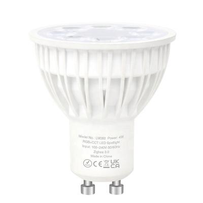 China Laimi 4W 2.4GHz RF RGB+CCT LED Floodlight GU10 Dimmable Hotel Saturation Control for sale