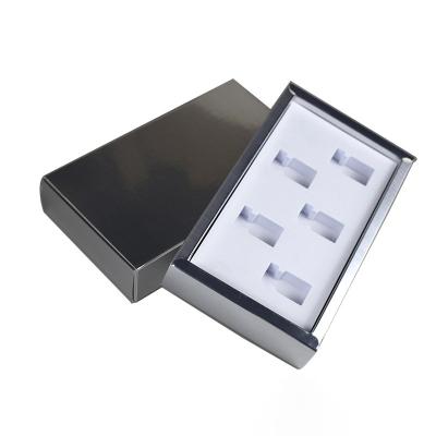 China OEM Disposable Disposable Custom Logo 120g 180g 200g 250g Silver Paper Essential Oil Packaging Cosmetic Box for sale