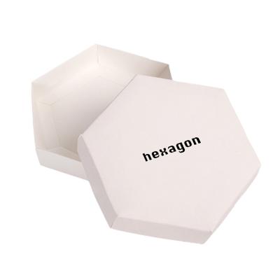 China 2020 350gsm Hexagon Disposable Disposable Paper Box Packaging Custom Packaging For Tea for sale