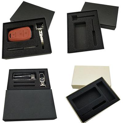 China Disposable Printed 1000gsm Cardboard with EVA Tray Keyring Packaging Box for sale