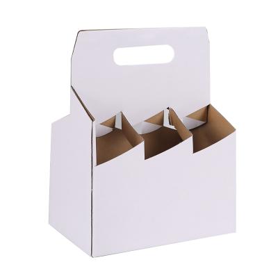 China Beer Beer Wholesale F Grade Corrugated Paper With PDQ Handle Display Box For Beer Bottle for sale