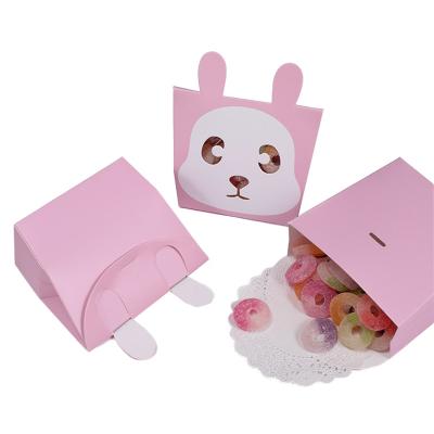 China Novelty Disposable Food Paper Disposable Irregular Shape Design Ear Fancy Wrapping For Kids Candy Gift Box for sale