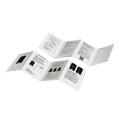 China Product Instructions OEM User Guide Electronic Products Folded Manual Wholesale Printing for sale