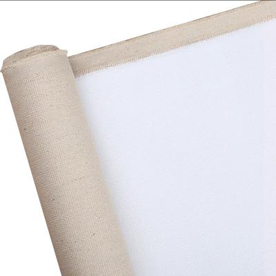 China Painting 220cm Width 539 Gsm Cotton Blend Artist Canvas Canvas Roll For Primed Canvas for sale