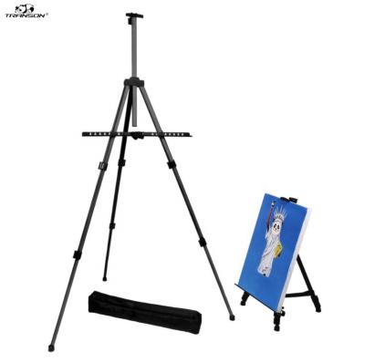 China Wholesale Aluminum Easel Tripod Display Painting Easel For Table And Floor for sale