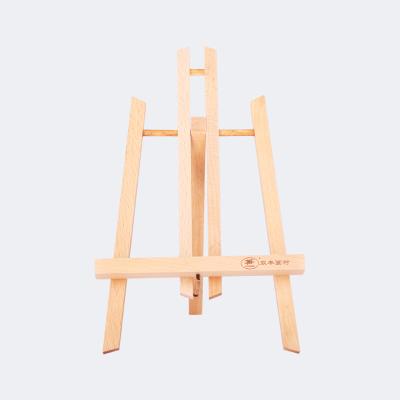 China 40cm Small Easel Beech Wood Desktop Painting Easel,Mini Easel Wooden Oil Painting Easel Display Easel for sale