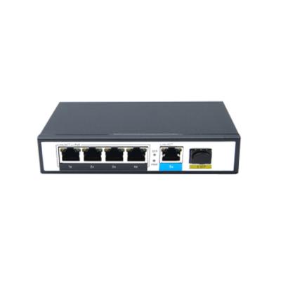 China POE 4-Port Gigabit PoE Switch with 1 Gigabit RJ45 and 1 SFP for sale