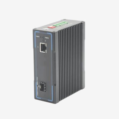 China Industrial Port POE 1 Fiber Converter 10/100/1000Mbps PoE for sale