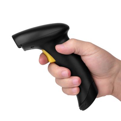 China ABS+Silicone Barcode Scanner Wireless Laser Barcode Reader 1D 2D QR Handheld Barcode Reader for sale