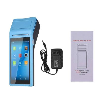 China Mini Mobile POS Terminal Mobile Handheld POS Machine With Printer Android PDAs POS For Lottery for sale