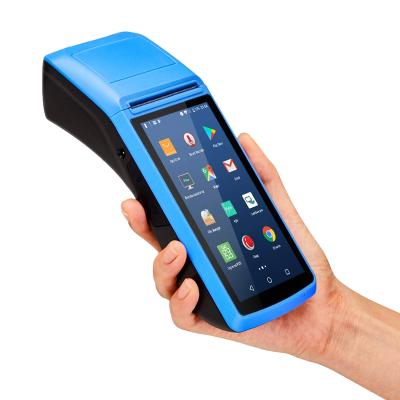 China Offline Mobile POS Terminal 3G NFC POS Machine Handheld Mobile Terminal With Pinter Scanner for sale