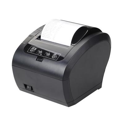 China thermal receipt printer 80mm 3 inch black and white ticket usb+lan thermal printer for sale