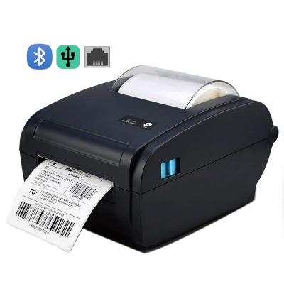 China Black and White Shipping Label Printer 110mm Thermal Label Printer Smart Label Printer Express Warehouse Use for sale