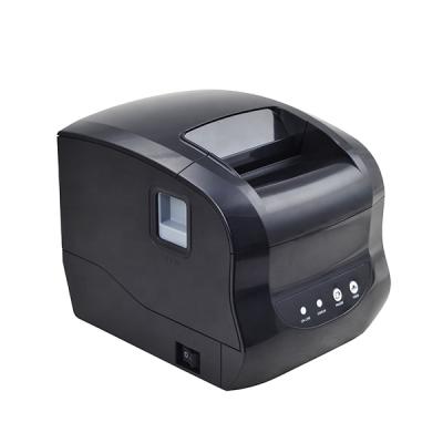 China 80mm Thermal BT Printer 365B USB Label Printer Barcode Sticker Printer 20mm-80mm Black and White for sale