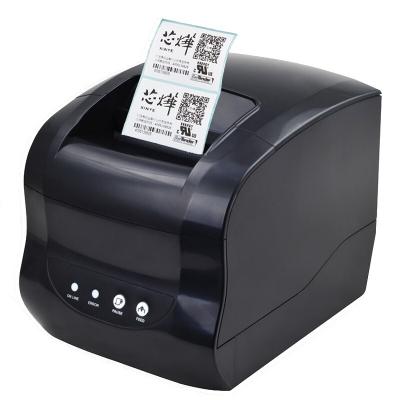 China 3 Inch Black And White Thermal Label Printer Barcode Printer Qr Code Sticker Printer For Mobile Phone for sale