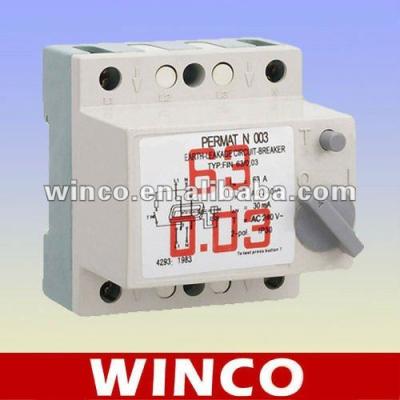 China FIN RCCB Residual Current Circuit Breaker ELCB Earth Leakage Circuit Breaker FIN for sale