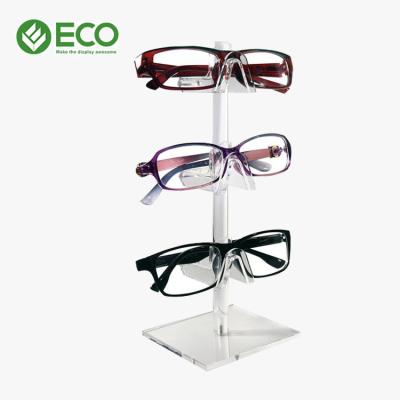 China Customized Countertop Acrylic Glasses Display Stand Holder Acrylic Sunglasses Customized Display Stand Size for sale