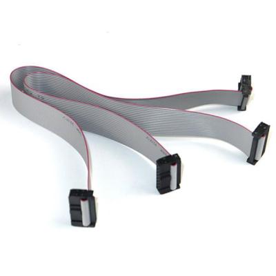 China Pitch Gray ul2651 2.54mm PCB Ribbon Cable With Idc Connector for sale